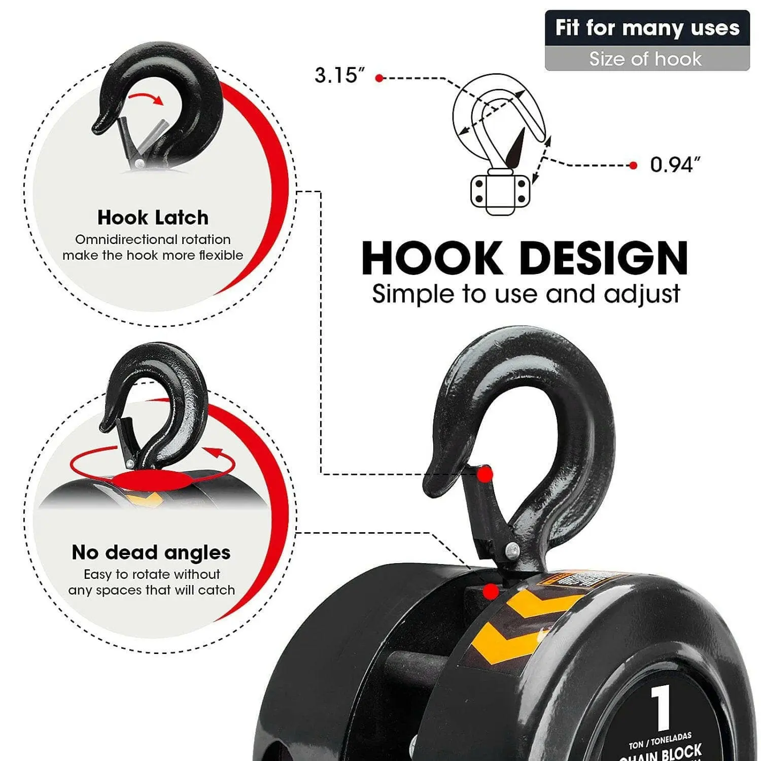 TORIN Manual Chain Hoist - Image 5
