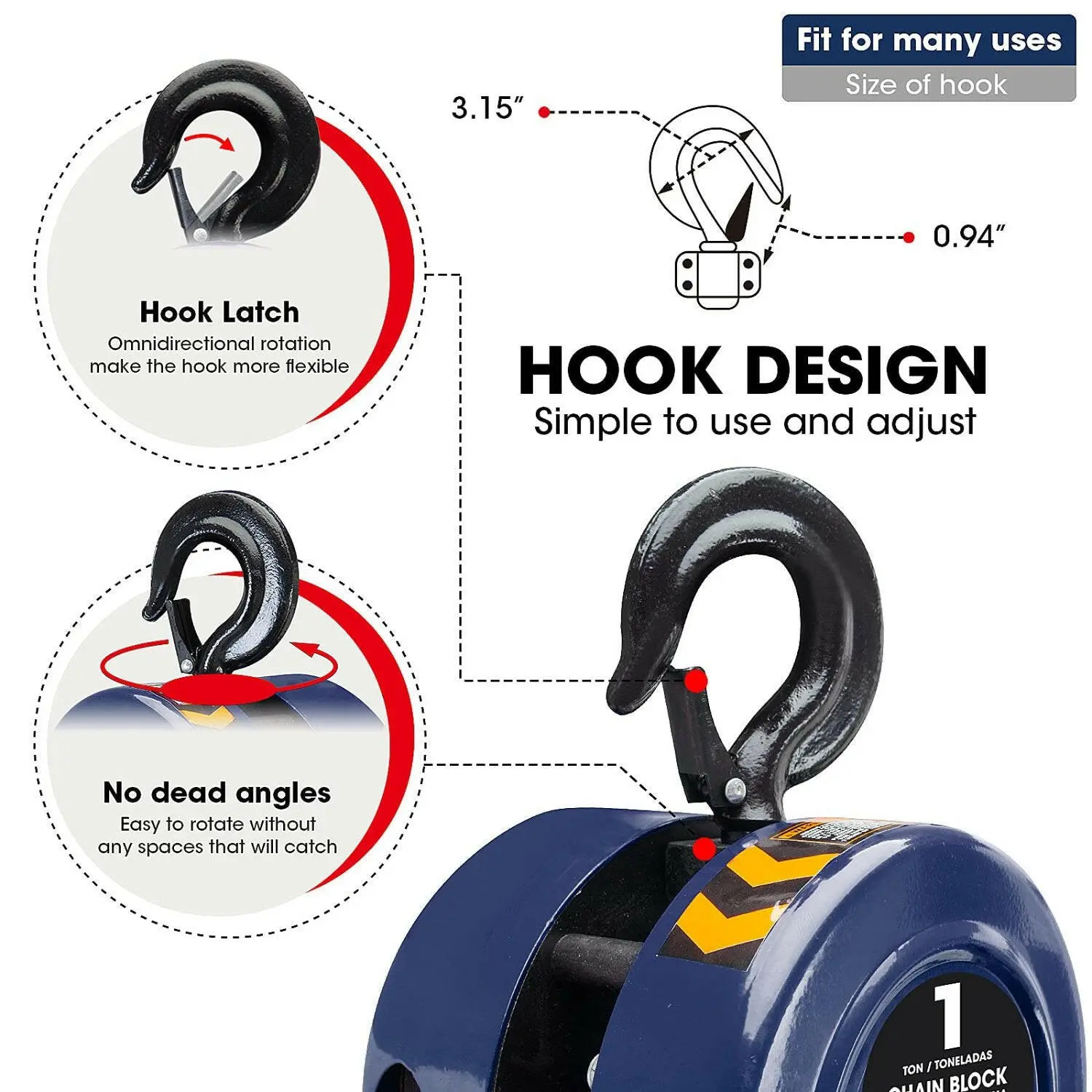 TORIN Manual Chain Hoist - Image 8