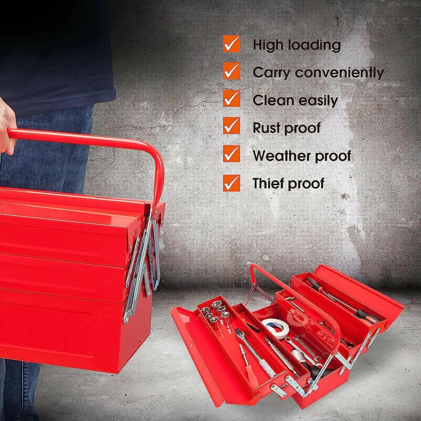 TORIN Metal Tool Box - Image 18