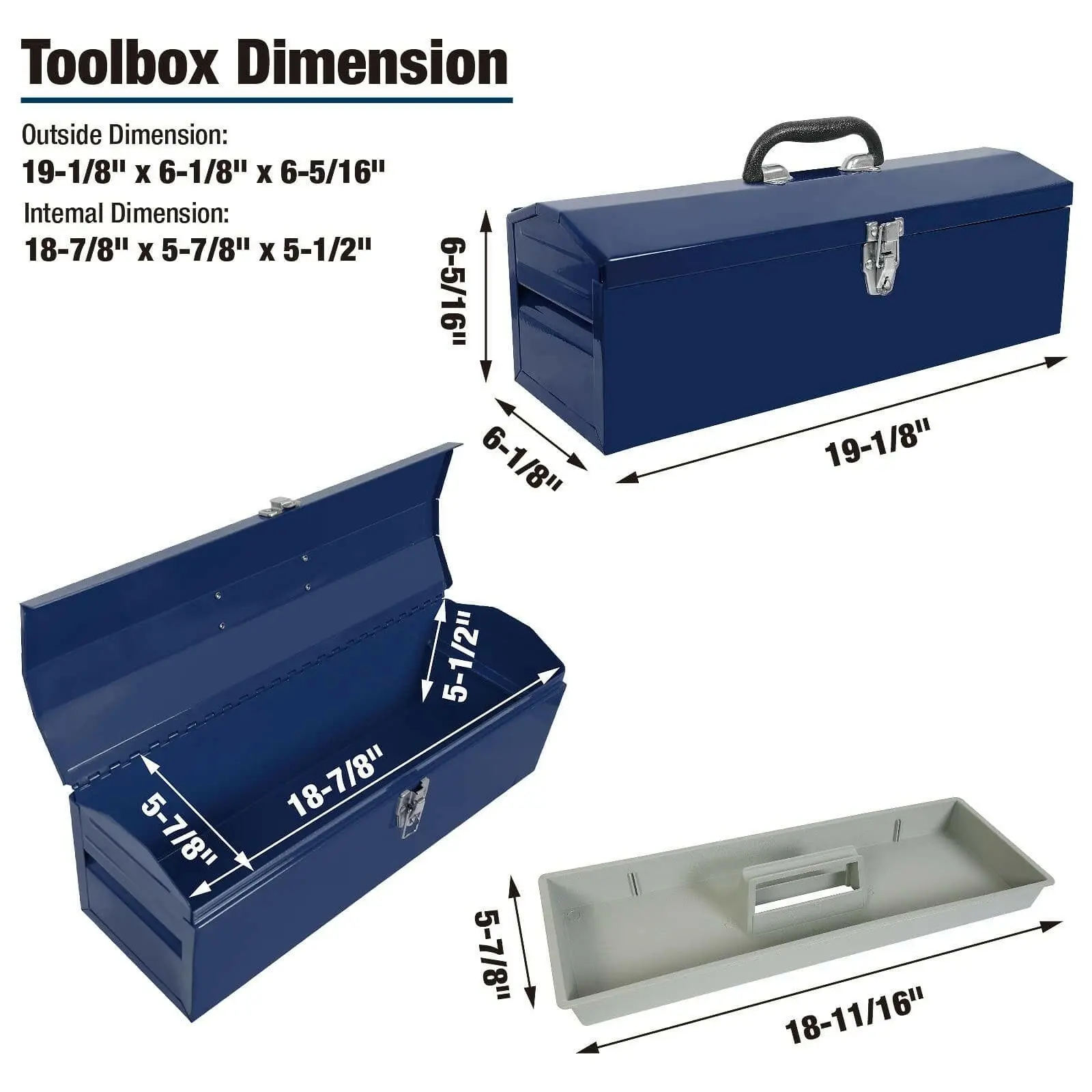 TORIN Metal Tool Box - Image 28