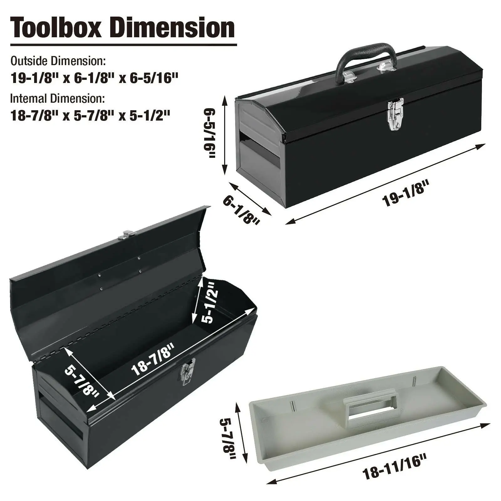 TORIN Metal Tool Box - Image 34