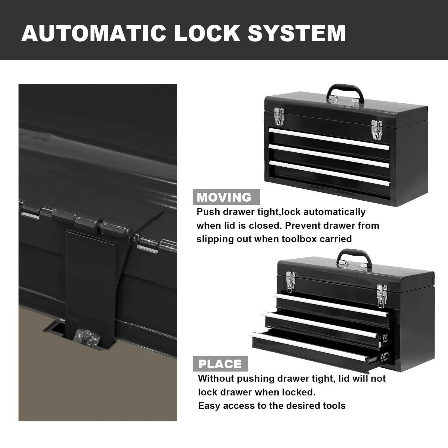 TORIN Metal Tool Box - Image 60