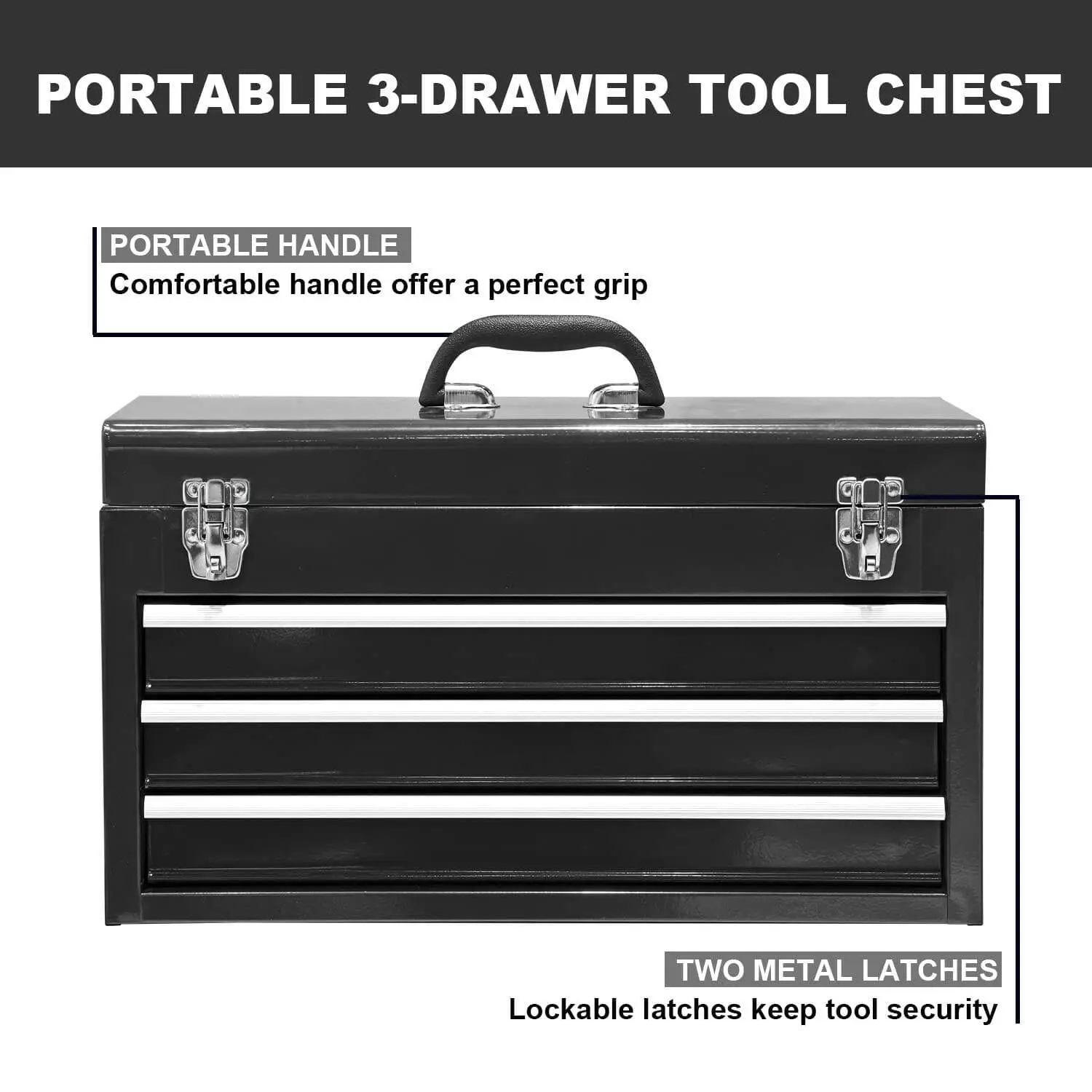 TORIN Metal Tool Box - Image 61