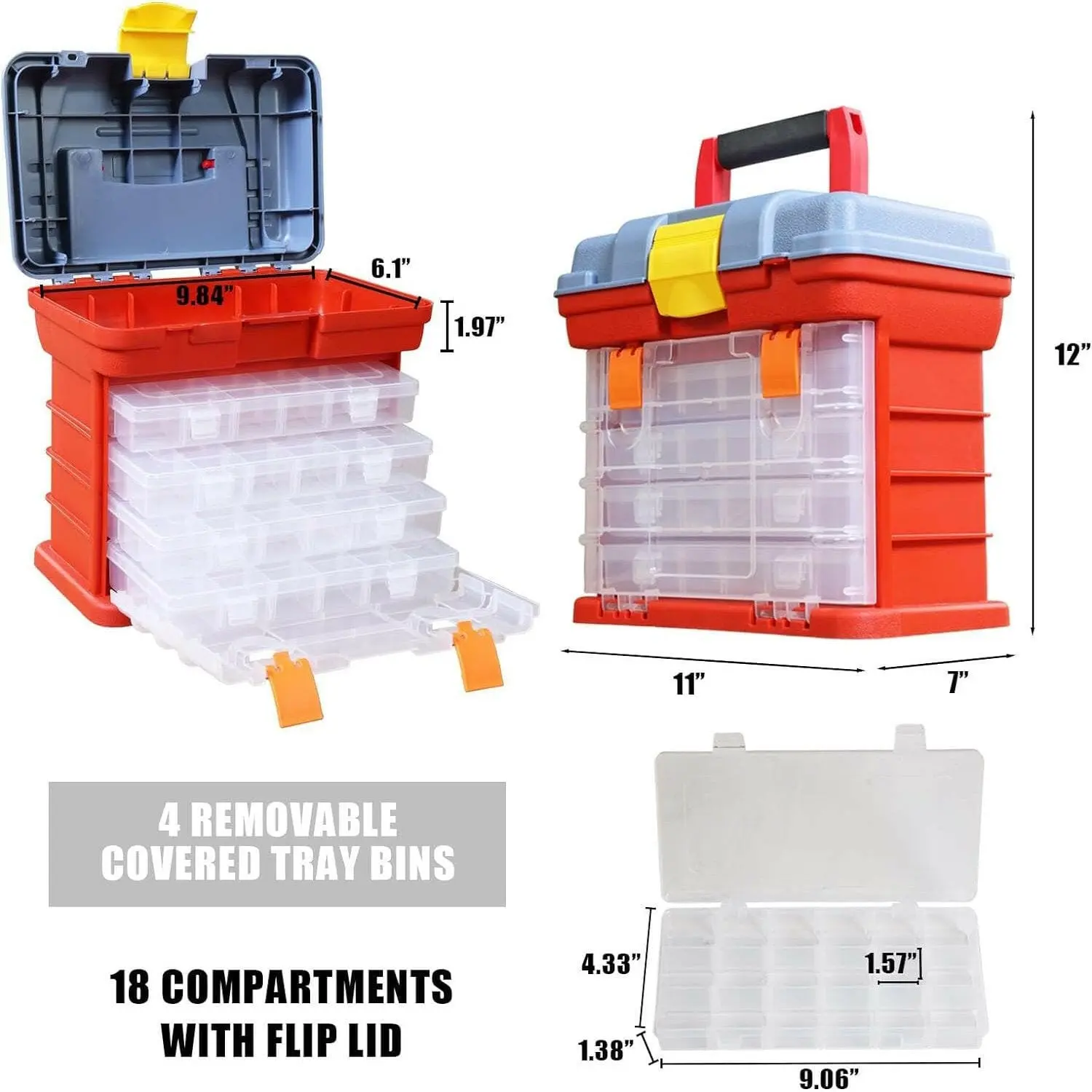 TORIN Plastic Tool Box - Image 3