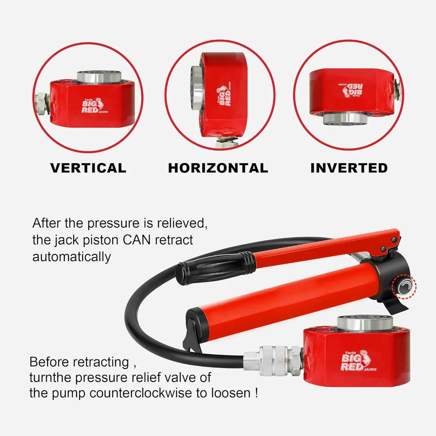 TORIN 30Ton Ram Cylinder Jack - Image 19