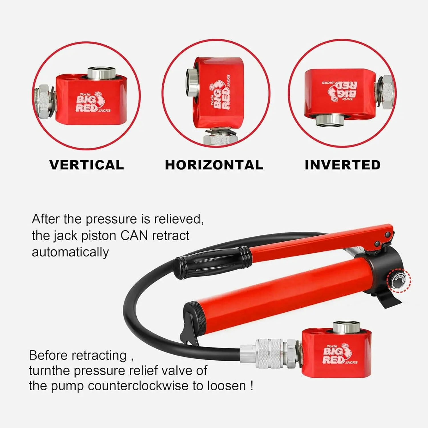 TORIN 30Ton Ram Cylinder Jack - Image 6