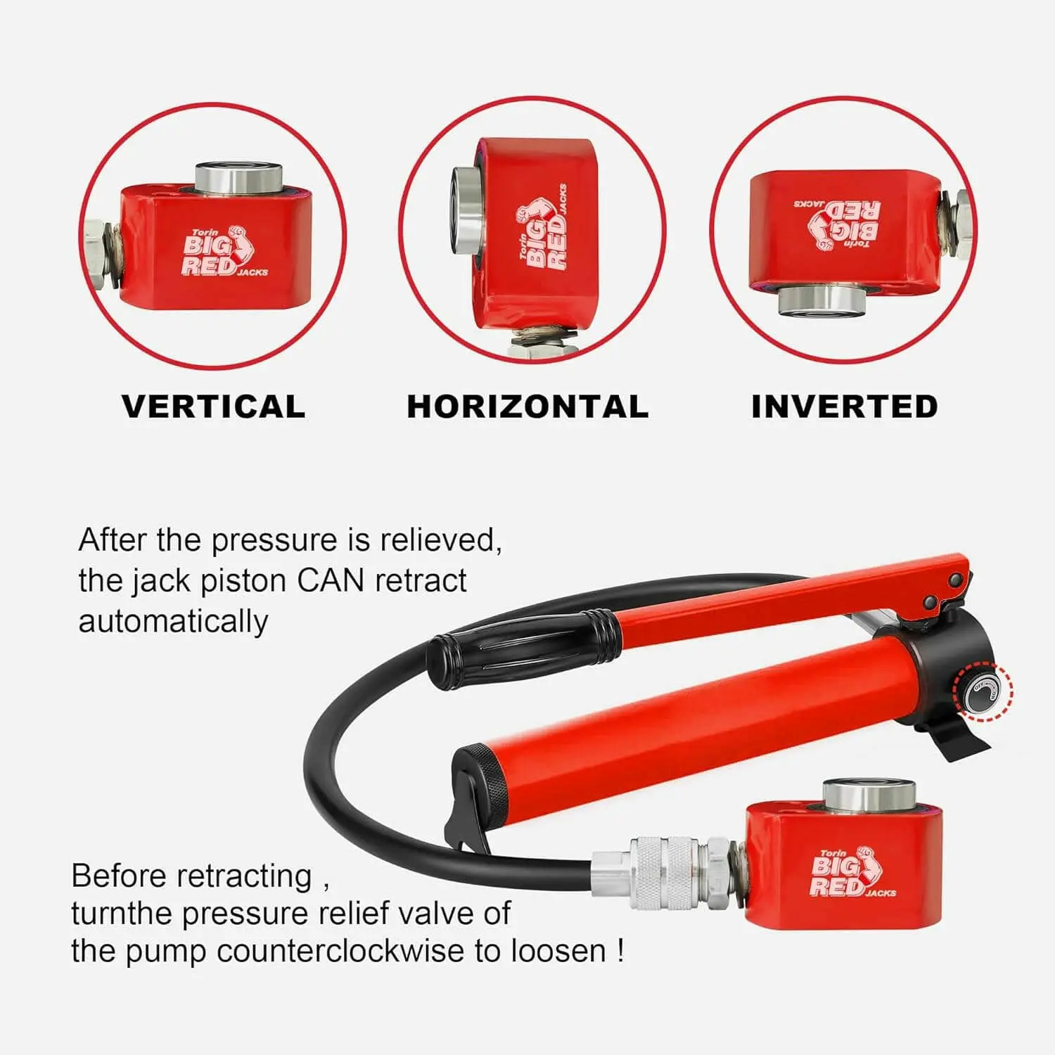 TORIN 30Ton Ram Cylinder Jack - Image 7