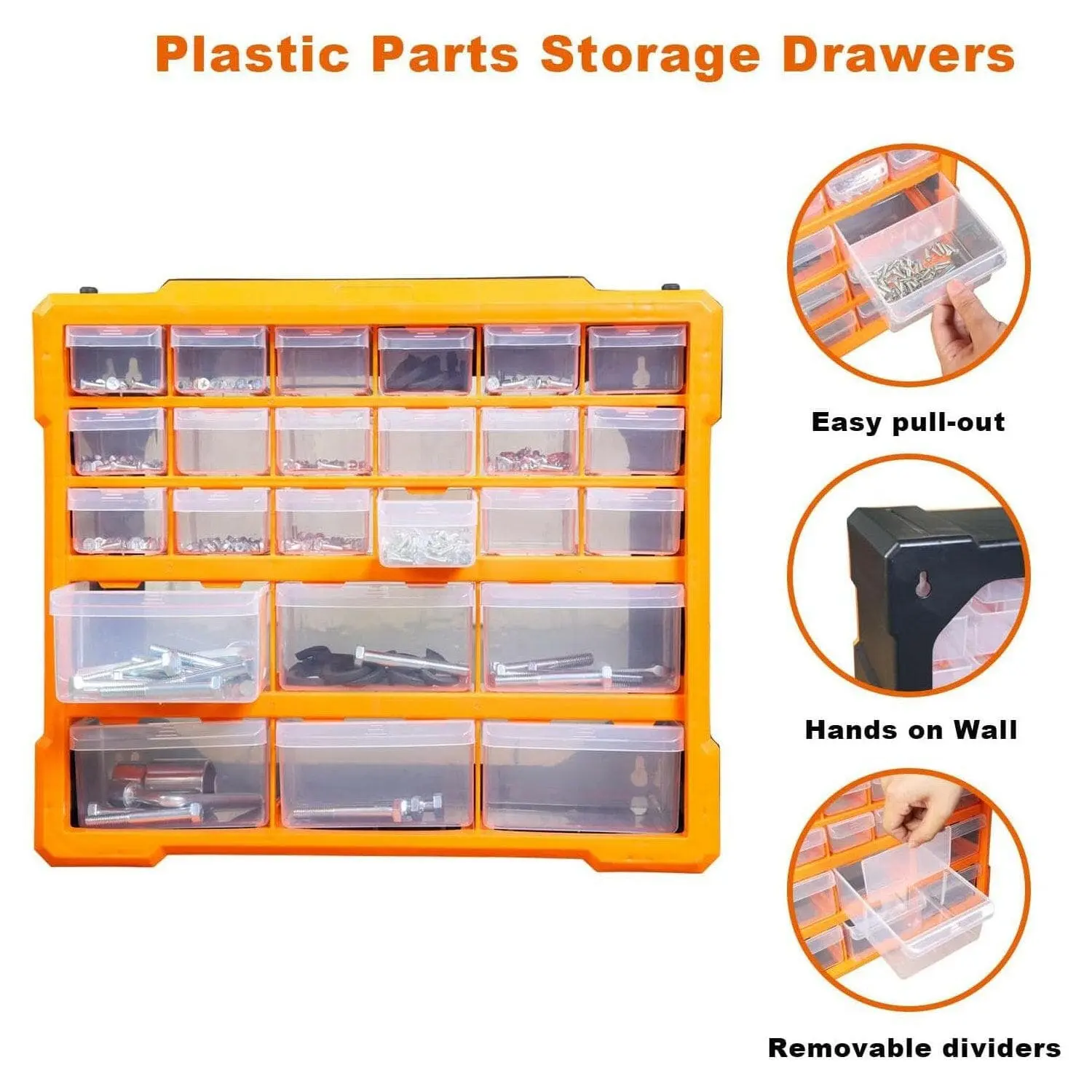 TORIN Storage Cabinet for Hardware Parts Crafts - Image 5